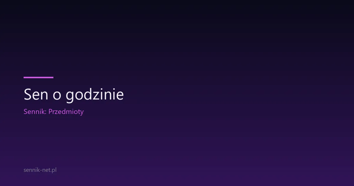 Sen o godzinie — dlaczego budzisz się o tej samej porze