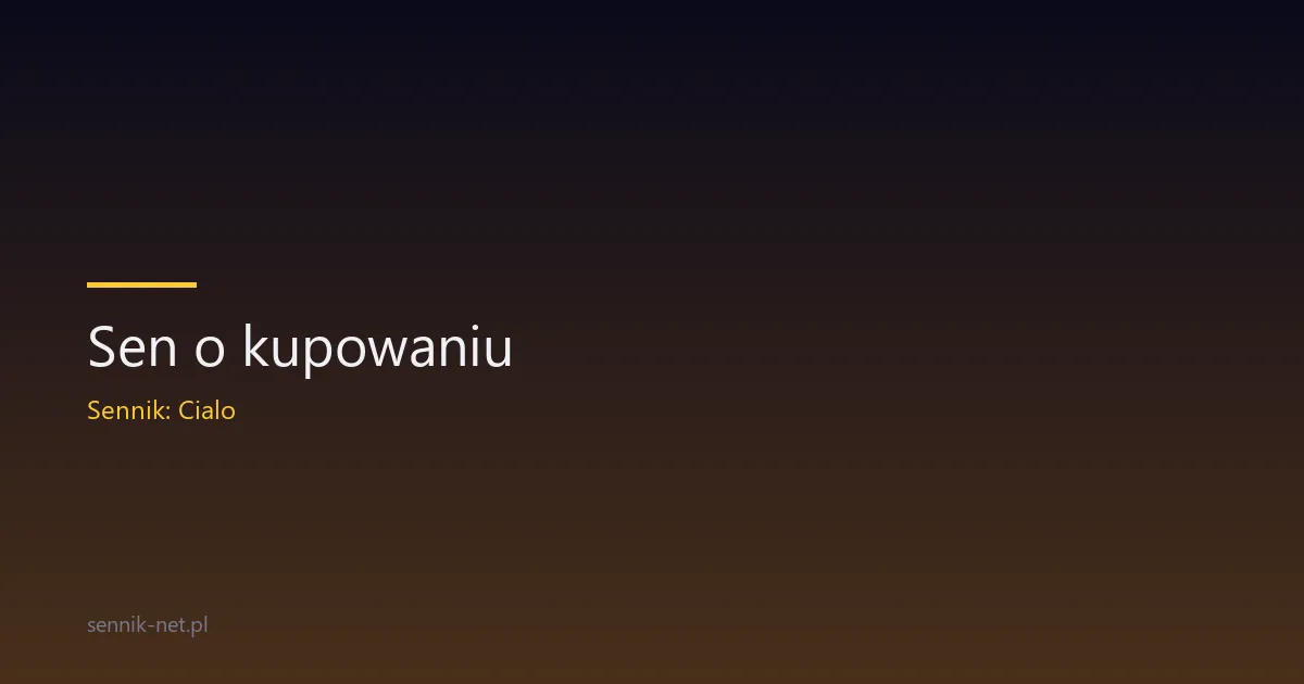 Sen o kupowaniu — co znaczą zakupy w marzeniach sennych