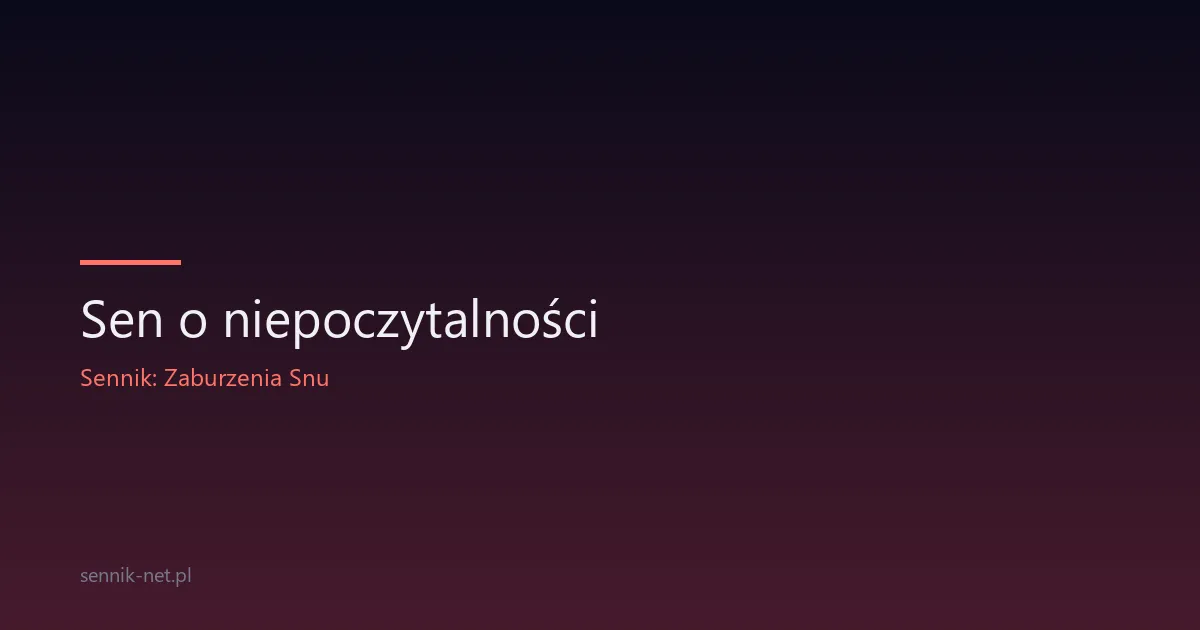 Sen o niepoczytalności — co znaczy stan utraty kontroli